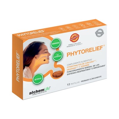Comprar ALCHEMLIFE PHYTORELIEF 12 PASTILLAS al mejor precio en NuestraFarma, tu farmacia online