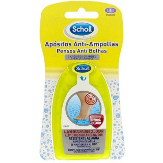 DR SCHOLL ANTI-AMPOLLAS APOSITOS INVISIBLES GRANDES 5 UNIDADES