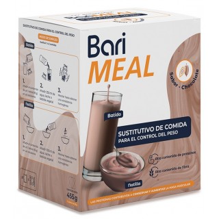 BARIMEAL 7 SOBRES  SABOR CHOCOLATE 65 G