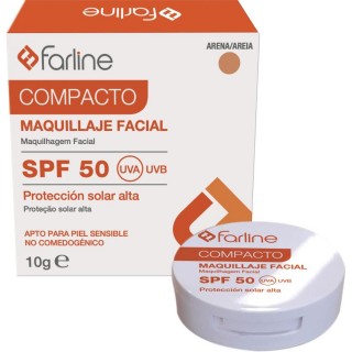 FARLINE POLVOS COMPACTOS SPF50 COLOR BRONCE 10 G