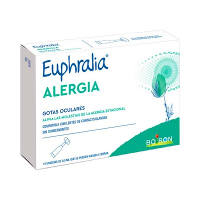 Comprar BOIRON EUPHRALIA ALERGIA GOTAS OCULARES 15 UNIDOSIS 0,5 ML al mejor precio en NuestraFarma, tu farmacia online