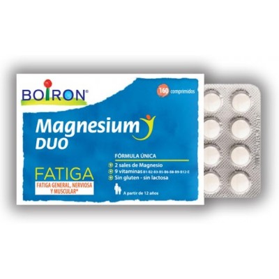 Comprar BOIRON MAGNESIUM DUO 160 COMPRIMIDOS al mejor precio en NuestraFarma, tu farmacia online