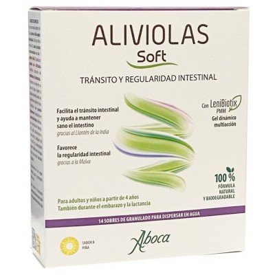 Comprar ABOCA ALIVIOLAS SOFT SABOR PIÑA 14 SOBRES al mejor precio en NuestraFarma, tu farmacia online