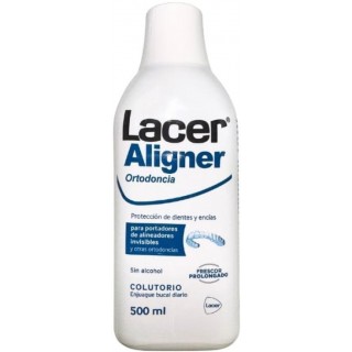 LACER ALIGNER ORTODONCIA COLUTORIO SABOR MENTA 500 ML