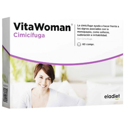 Comprar ELADIET VITAWOMAN CIMICIFUGA 60 COMPRIMIDOS al mejor precio en NuestraFarma, tu farmacia online
