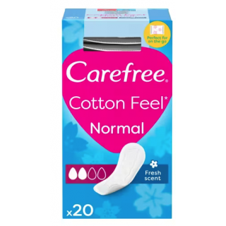 CAREFREE COTTON FEEL NORMAL FRAGANCIA FRESCA 20 SALVASLIP