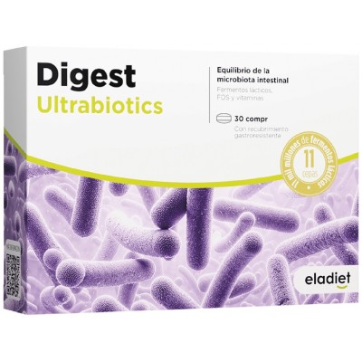 Comprar ELADIET DIGEST ULTRABIOTICS 30 COMPRIMIDOS al mejor precio en NuestraFarma, tu farmacia online