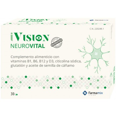 Comprar IVISION NEUROVITAL 30 CAPSULAS al mejor precio en NuestraFarma, tu farmacia online