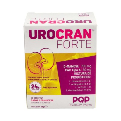 Comprar UROCRAN FORTE 30 SOBRES SABOR FRAMBUESA al mejor precio en NuestraFarma, tu farmacia online