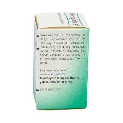 Comprar VERTIGOHEEL 50 COMPRIMIDOS al mejor precio en NuestraFarma, tu farmacia online