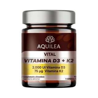 AQUILEA VITAL VITAMINA D3 + K2 90 CAPSULAS