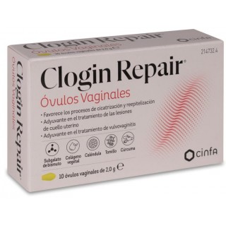 CLOGIN REPAIR OVULOS VAGINALES 10 UNIDADES 2 G