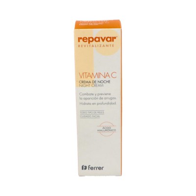 Comprar REPAVAR REVITALIZANTE VITAMINA C CREMA DE NOCHE 50 ML al mejor precio en NuestraFarma, tu farmacia online