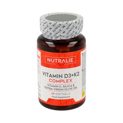 Comprar NUTRALIE VITAMIN D3 + K2 COMPLEX 60 CAPSULAS al mejor precio en NuestraFarma, tu farmacia online