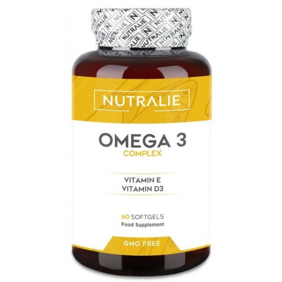 Comprar NUTRALIE OMEGA 3 60 CAPSULAS al mejor precio en NuestraFarma, tu farmacia online