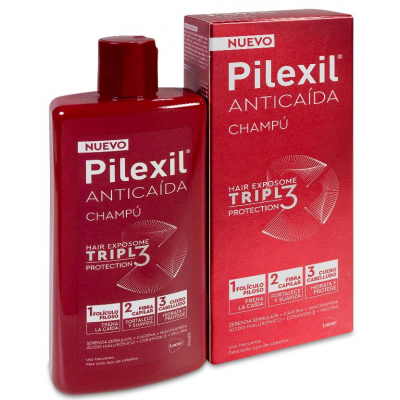 Comprar PILEXIL ANTICAIDA CHAMPU TRIPLE PROTECTION 275 ML al mejor precio en NuestraFarma, tu farmacia online