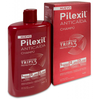 Comprar PILEXIL ANTICAIDA CHAMPU TRIPLE PROTECTION 450 ML al mejor precio en NuestraFarma, tu farmacia online