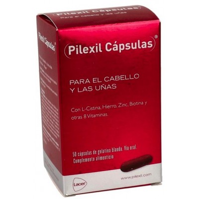 Comprar PILEXIL CABELLO Y UÑAS 50 CAPSULAS al mejor precio en NuestraFarma, tu farmacia online