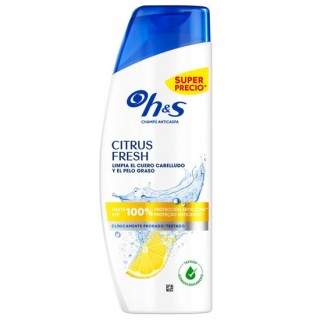 H&S CITRUS FRESH CABELLO GRASO CHAMPU ANTICASPA 250 ML