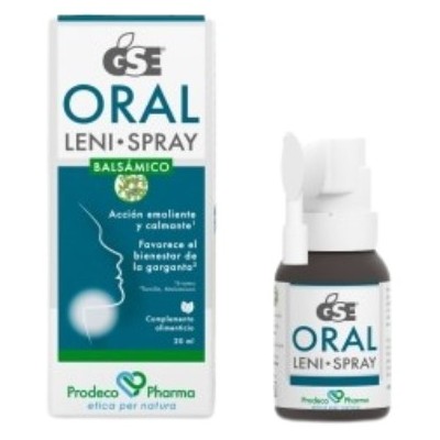 Comprar GSE ORAL LENI-SPRAY SABOR BALSAMICO 20 ML al mejor precio en NuestraFarma, tu farmacia online