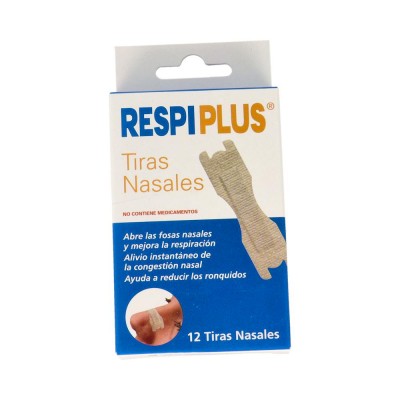 Comprar RESPIPLUS TIRAS ADHESIVAS NASALES 12 UNIDADES COLOR PIEL al mejor precio en NuestraFarma, tu farmacia online