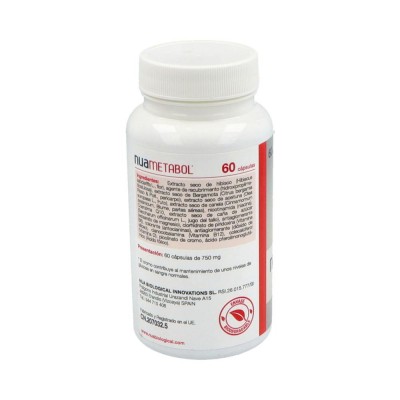 Comprar NUAMETABOL 60 CAPSULAS al mejor precio en NuestraFarma, tu farmacia online