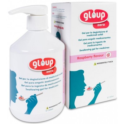 Comprar GLOUP ZERO GEL PARA LA INGESTA DE MEDICAMENTOS SABOR FRAMBUESA 500 ML al mejor precio en NuestraFarma, tu farmacia online