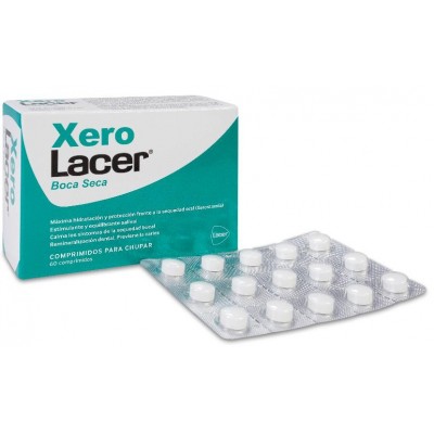 Comprar XEROLACER BOCA SECA 60 COMPRIMIDOS PARA CHUPAR SABOR CITRICO FRESCO al mejor precio en NuestraFarma, tu farmacia online