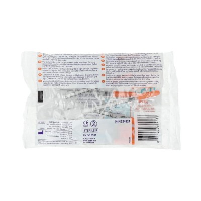 Comprar BD MICRO-FINE+ U-100 JERINGA DE INSULINA ESCALA 1 U 100 UNIDADES (0,5 ML) 29 G (12,7 MM X 0,33 MM) al mejor precio en NuestraFarma, tu farmacia online