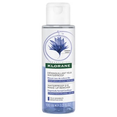 Comprar KLORANE DESMAQUILLANTE PARA OJOS WATERPROOF AL ACIANO CALMANTE 100 ML al mejor precio en NuestraFarma, tu farmacia online