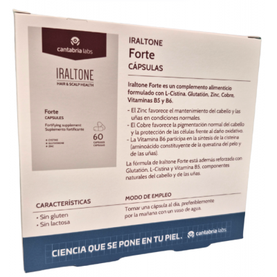 Comprar IRALTONE FORTE DUPLO 2 X 60 CAPSULAS al mejor precio en NuestraFarma, tu farmacia online