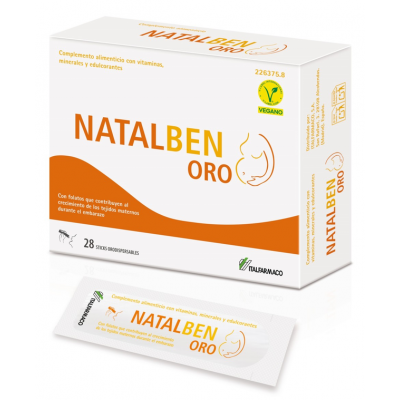 Comprar NATALBEN ORO 28 STICKS ORODISPERSABLES al mejor precio en NuestraFarma, tu farmacia online