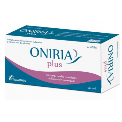 Comprar ONIRIA PLUS 60 COMPRIMIDOS RECUBIERTOS LIBERACION PROLONGADA al mejor precio en NuestraFarma, tu farmacia online