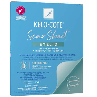Comprar KELO-COTE APOSITO REDUCTOR DE CICATRICES PARPADOS 10 CM X 2,5 CM 1 UNIDAD al mejor precio en NuestraFarma, tu farmacia online