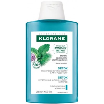 Comprar KLORANE CHAMPU A LA MENTA BIO 200 ML al mejor precio en NuestraFarma, tu farmacia online