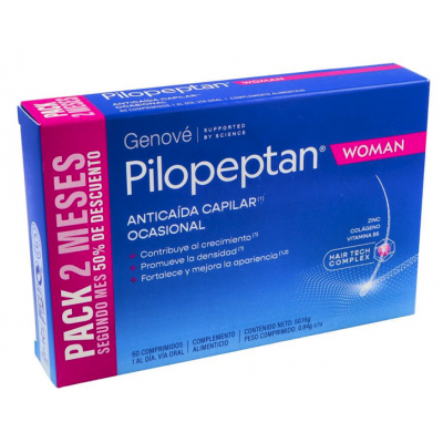 Comprar PILOPEPTAN WOMAN 60 COMPRIMIDOS al mejor precio en NuestraFarma, tu farmacia online