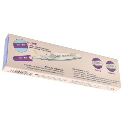 Comprar GRAN CRUZ TEST DE EMBARAZO 1 UNIDAD al mejor precio en NuestraFarma, tu farmacia online
