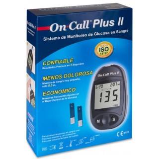 ON CALL PLUS II GLUCOMETRO 1 MEDIDOR
