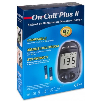 Comprar ON CALL PLUS II GLUCOMETRO 1 MEDIDOR al mejor precio en NuestraFarma, tu farmacia online