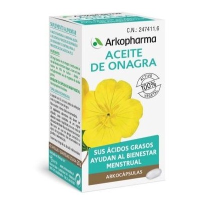 Comprar ARKOCAPSULAS ACEITE DE ONAGRA 50 CAPSULAS al mejor precio en NuestraFarma, tu farmacia online