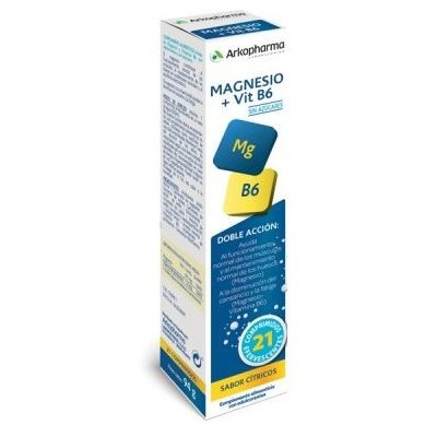 Comprar ARKOVITAL MAGNESIO VITAMINA B6 21 COMPRIMIDOS EFERVESCENTES al mejor precio en NuestraFarma, tu farmacia online