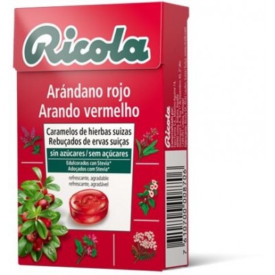 Comprar RICOLA CARAMELO ARANDANO ROJO SIN AZUCAR 50 G al mejor precio en NuestraFarma, tu farmacia online