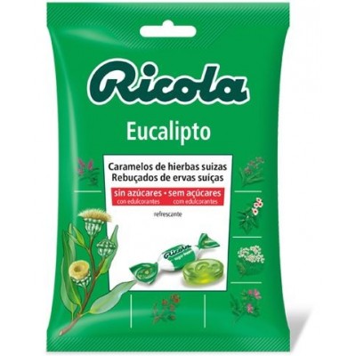 Comprar RICOLA BOLSA CARAMELOS EUCALIPTO SIN AZUCAR 70 G al mejor precio en NuestraFarma, tu farmacia online