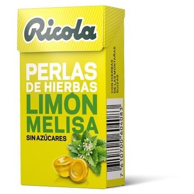 Comprar RICOLA PERLAS SIN AZUCAR LIMON 25 G al mejor precio en NuestraFarma, tu farmacia online