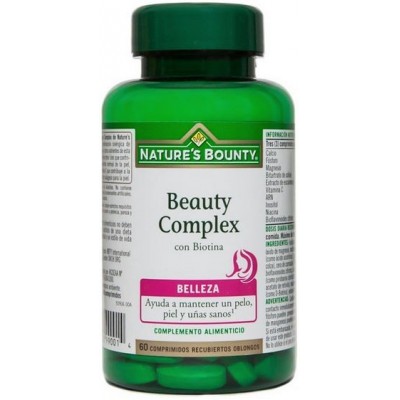 Comprar NATURES BOUNTY BEAUTY COMPLEX 60 COMPRIMIDOS al mejor precio en NuestraFarma, tu farmacia online
