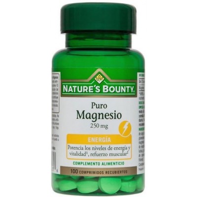 Comprar NATURES BOUNTY MAGNESIO 100 COMPRIMIDOS al mejor precio en NuestraFarma, tu farmacia online