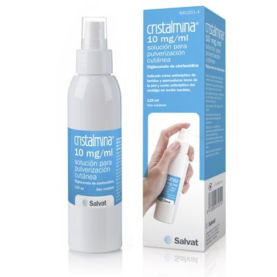 Comprar CRISTALMINA 10 mg/ml SOLUCION PARA PULVERIZACION CUTANEA 1 FRASCO 125 ml al mejor precio en NuestraFarma, tu farmacia online
