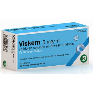 VISKERN 5 mg/ml COLIRIO EN SOLUCION 30 MONODOSIS 0,4 ml