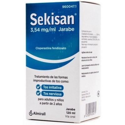 Comprar SEKISAN 3,54 mg/ml JARABE 1 FRASCO 120 ml al mejor precio en NuestraFarma, tu farmacia online