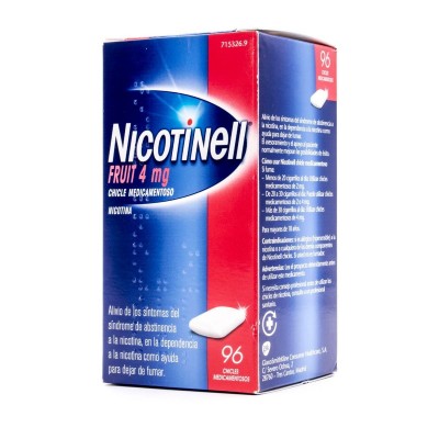 Comprar NICOTINELL FRUIT 4 MG 96 CHICLES MEDICAMENTOSOS al mejor precio en NuestraFarma, tu farmacia online